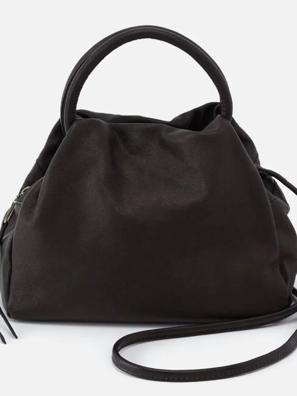 HOBO Black Soft Leather Slouch Shoulder Bag